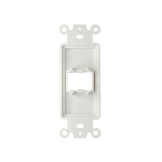 Decorator HDMI 1-Port Insert, 1-Gang Rocker Wall Plate Insert