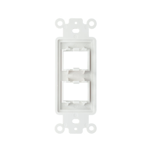 Decorator HDMI 2-Port Insert, 1-Gang Rocker Wall Plate Insert