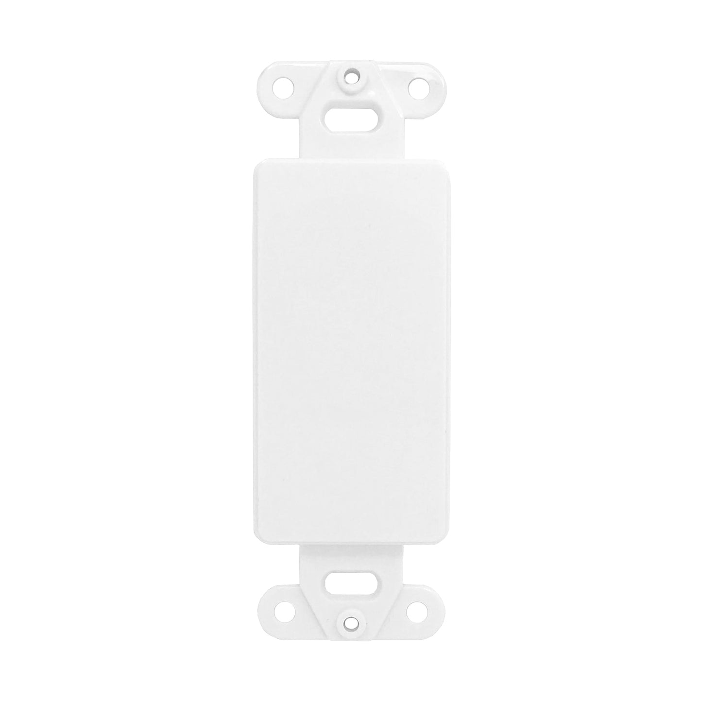 Decorator Blank Insert, 1-Gang Rocker Wall Plate Insert