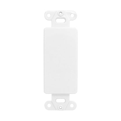 Decorator Blank Insert, 1-Gang Rocker Wall Plate Insert