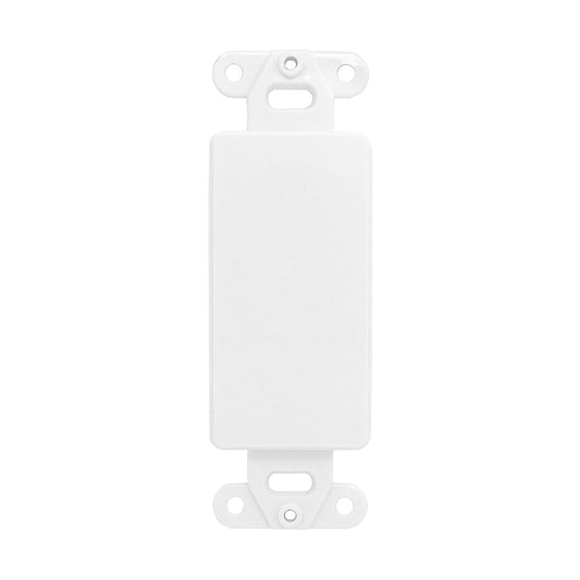 Decorator Blank Insert, 1-Gang Rocker Wall Plate Insert