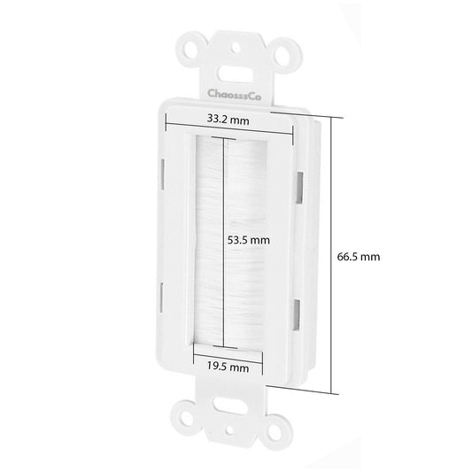 Decorator Brush Passthrough Insert with Nut