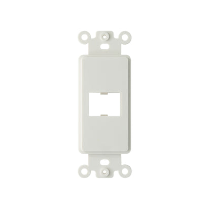 Decorator HDMI 1-Port Insert, 1-Gang Rocker Wall Plate Insert