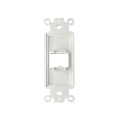 Decorator HDMI 1-Port Insert, 1-Gang Rocker Wall Plate Insert