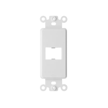 Decorator HDMI 1-Port Insert, 1-Gang Rocker Wall Plate Insert