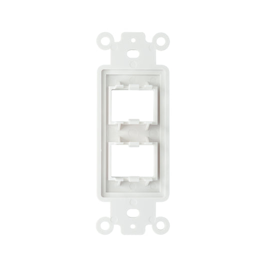 Decorator HDMI 2-Port Insert, 1-Gang Rocker Wall Plate Insert