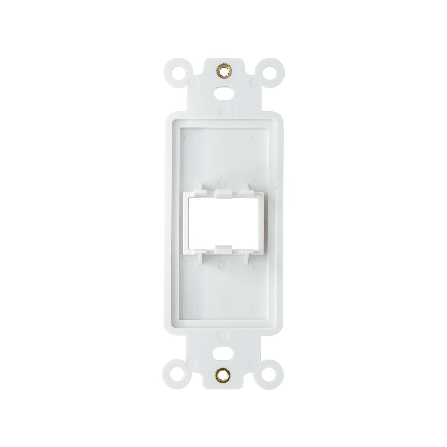 Decorator HDMI 1-Port Insert with Nut, 1-Gang Rocker Wall Plate Insert