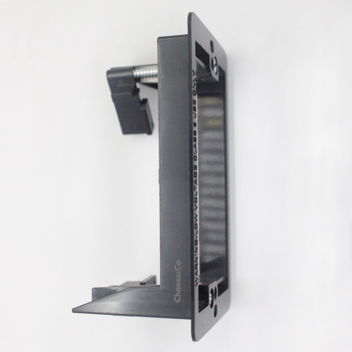 1-Gang Low Voltage Retrofit Mounting Bracket for Drywall, Non-Metallic Old-Work Bracket for Low-Voltage Wall Plates & Cable Pass-Throughs