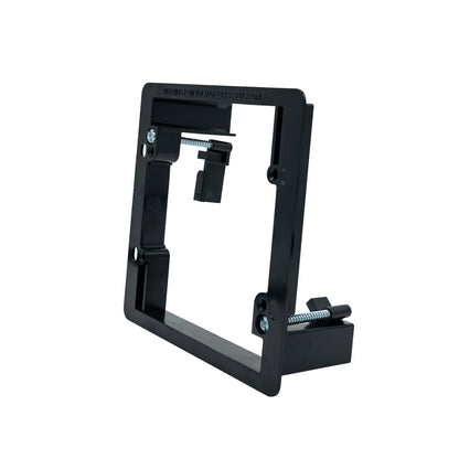 2-Gang Low Voltage Retrofit Mounting Bracket for Drywall, Non-Metallic Old-Work Bracket for Low-Voltage Wall Plates & Cable Pass-Throughs
