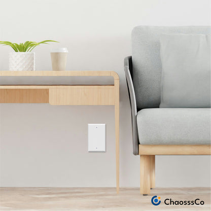 1-Gang Blank Wall Plate for Outlet Switch Cover